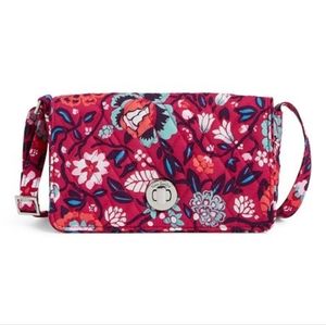 Vera Bradley Crossbody Turnlock Bloom Berry bag purse NWT